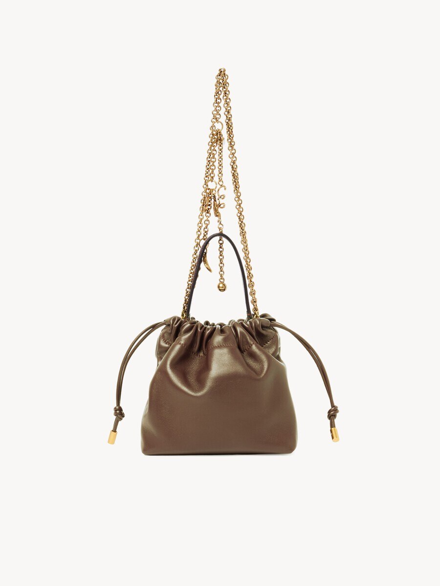 Minibolso de hombro Chlo&eacute; Icons con cadena de cuero suave - 5