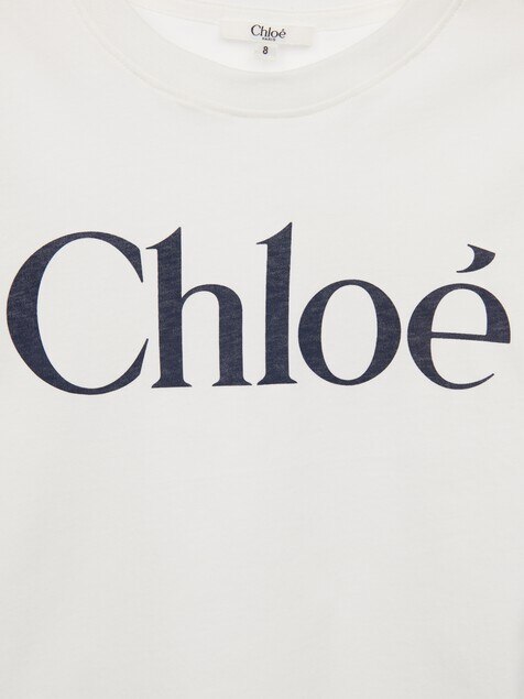 Kids' long-sleeve logo top