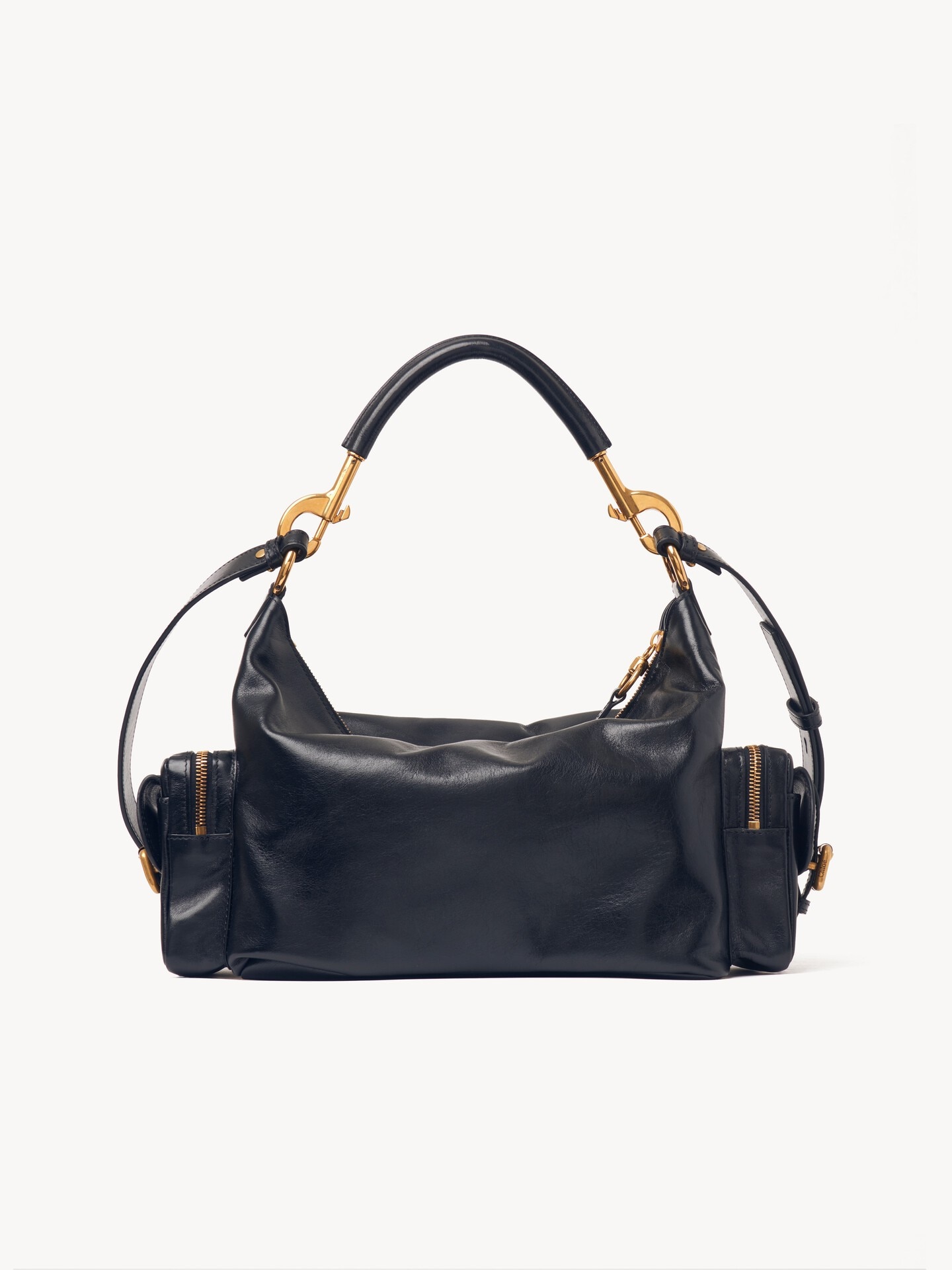Camera bag aus gl&auml;nzendem Leder - 5