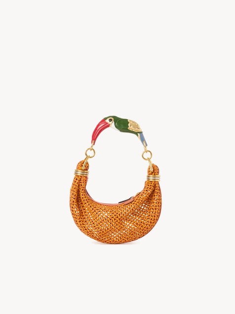 Small Bracelet Hobo bag in braided leather