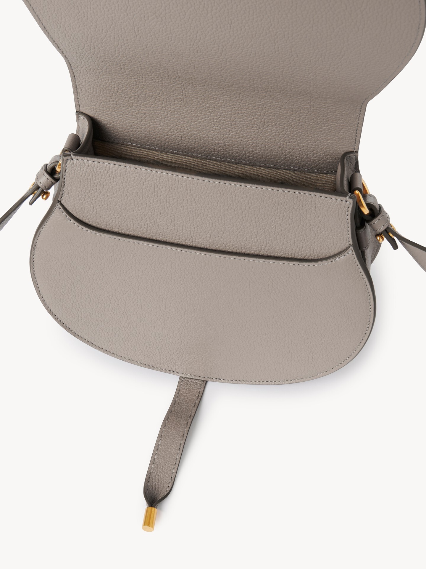 Sac port&eacute; &eacute;paule Marcie en cuir grain&eacute; - 5