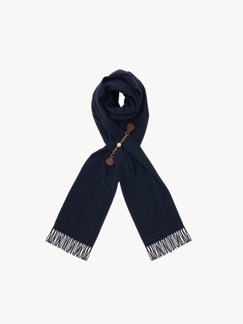 The Chlo&eacute; Horse Medal scarf in wool