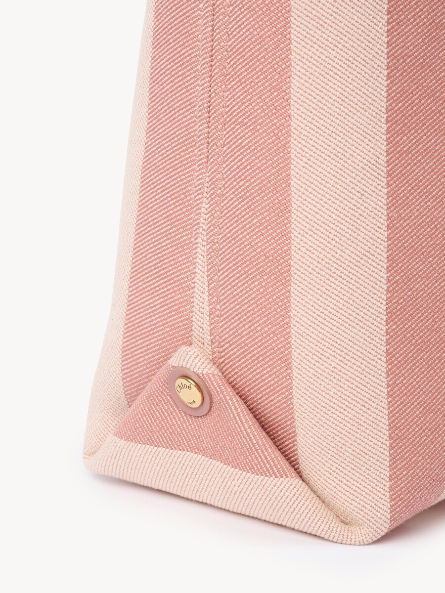 Chlo&eacute; Stripy east-west tote bag in jacquard - 7