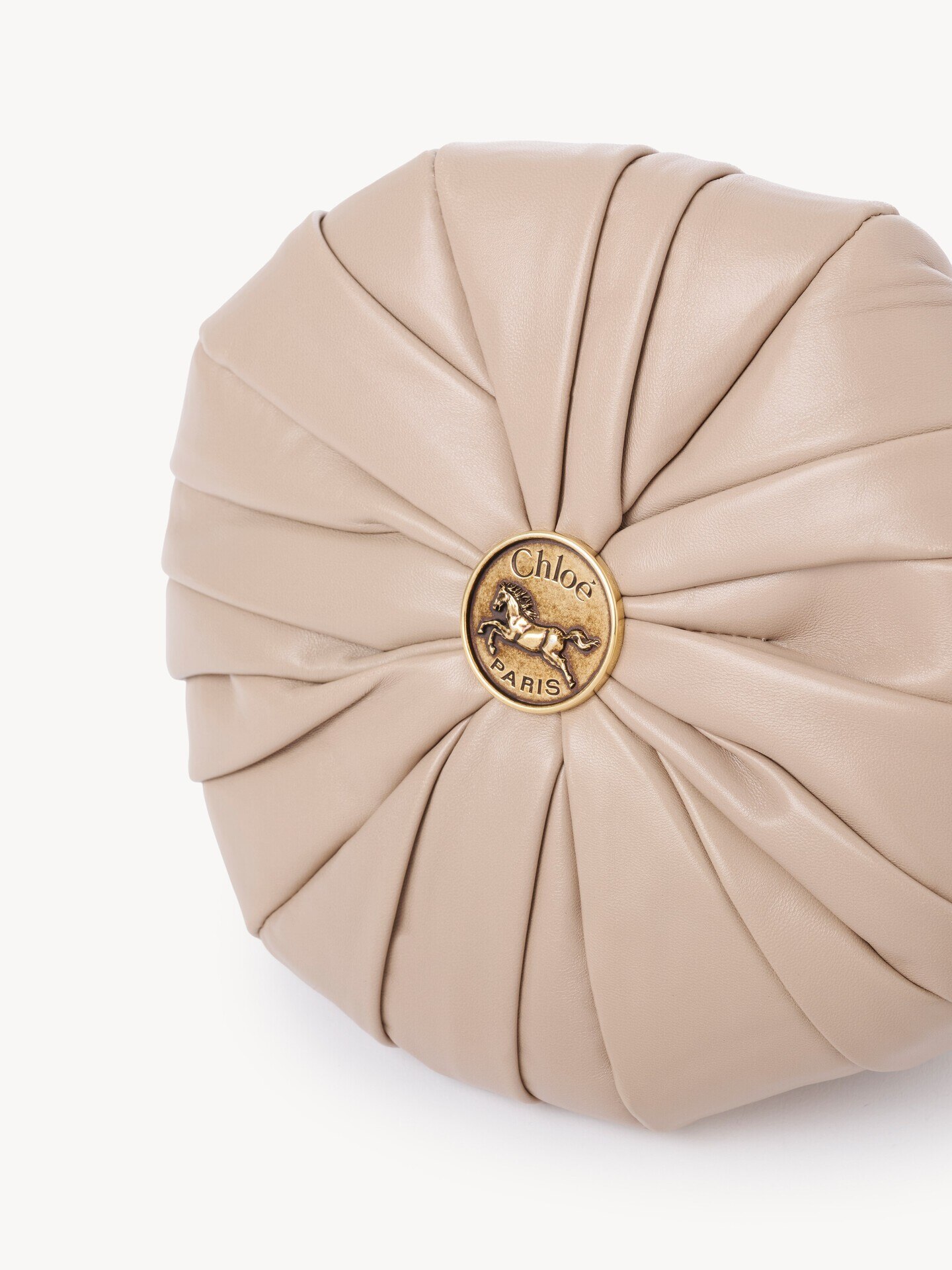 Sac cha&icirc;ne port&eacute; &eacute;paule Chlo&eacute; Pliss&eacute;  en cuir pliss&eacute; - 7