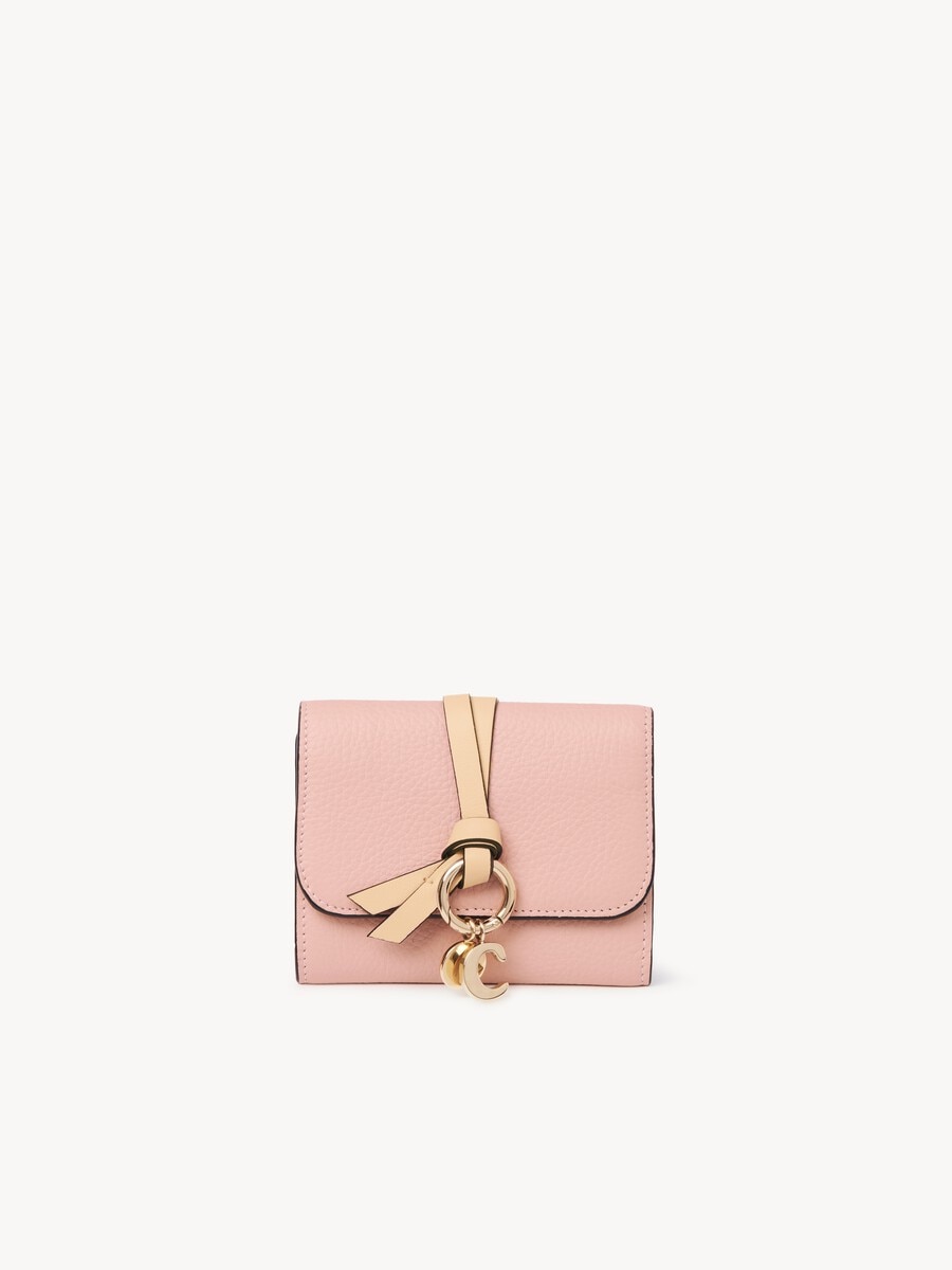 Small Alphabet tri-fold in grained leather - 2