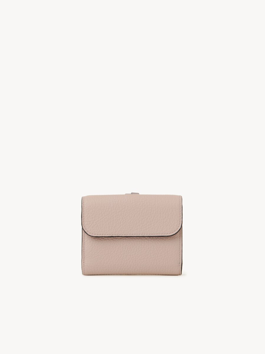 Small Alphabet tri-fold in grained leather - 4
