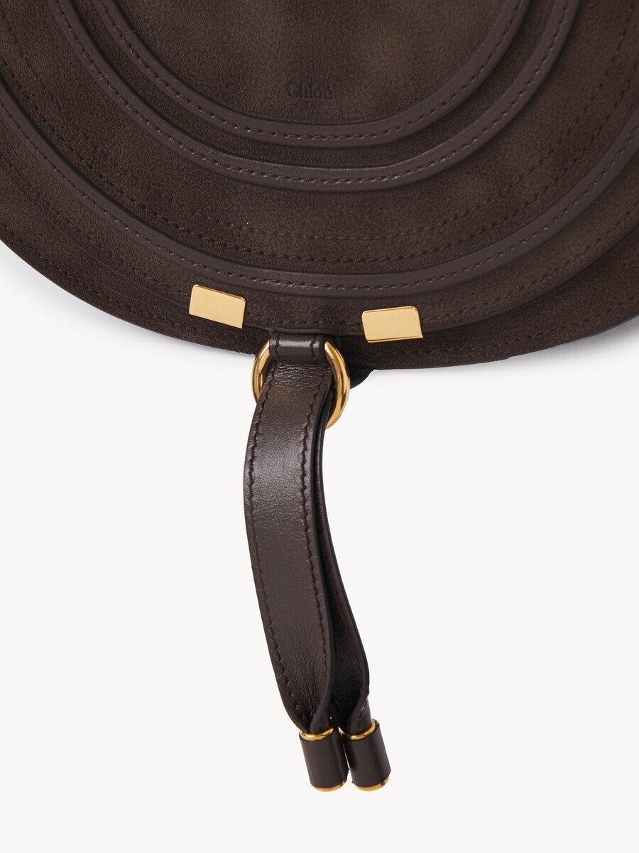 Marcie saddle bag in suede leather - 6