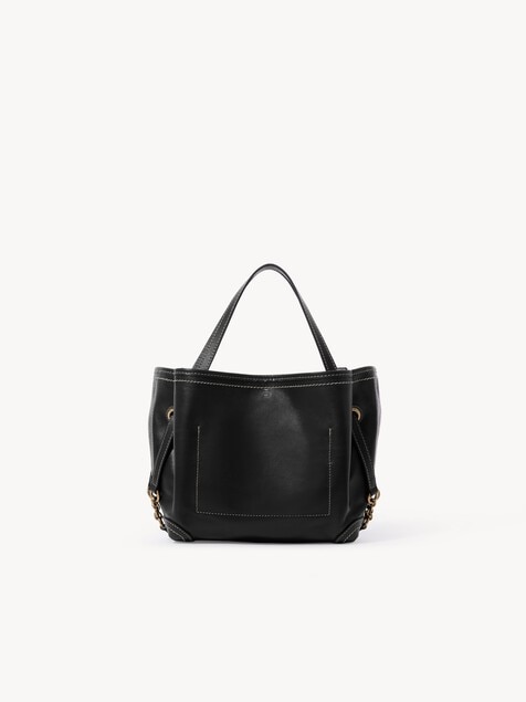 Small Chlo&eacute; Clover double carry bag in soft leather