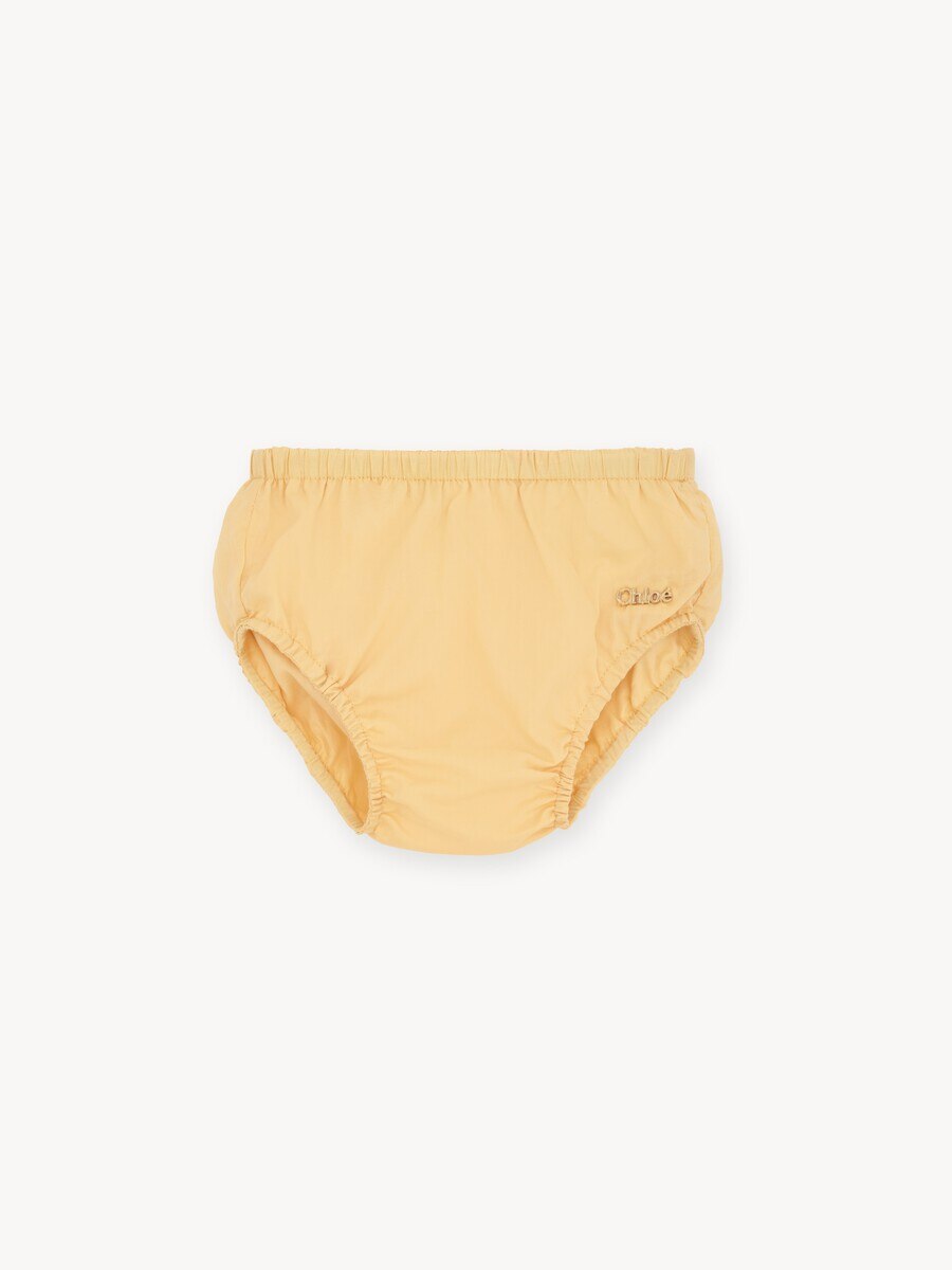 Geschenkset f&uuml;r Babys mit festlichem Kleid und Pumphose - 4