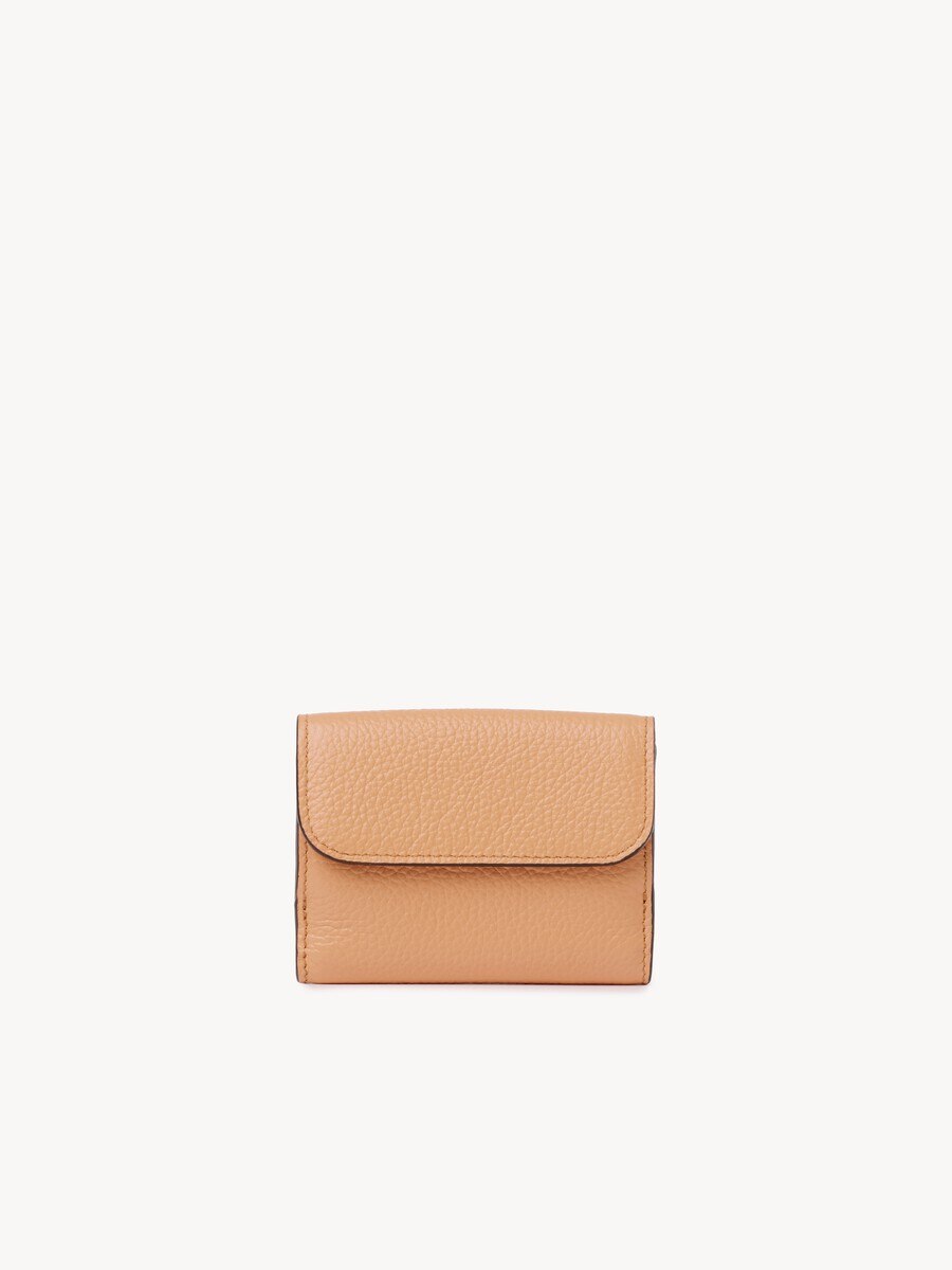 Mini Alphabet tri-fold in grained leather - 3