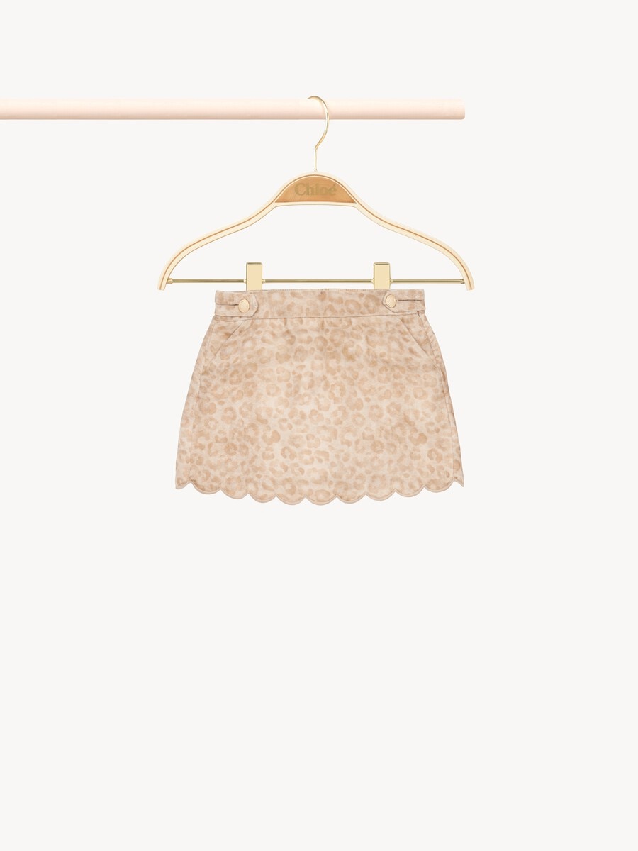 Kids' leopard-print short skirt - 2