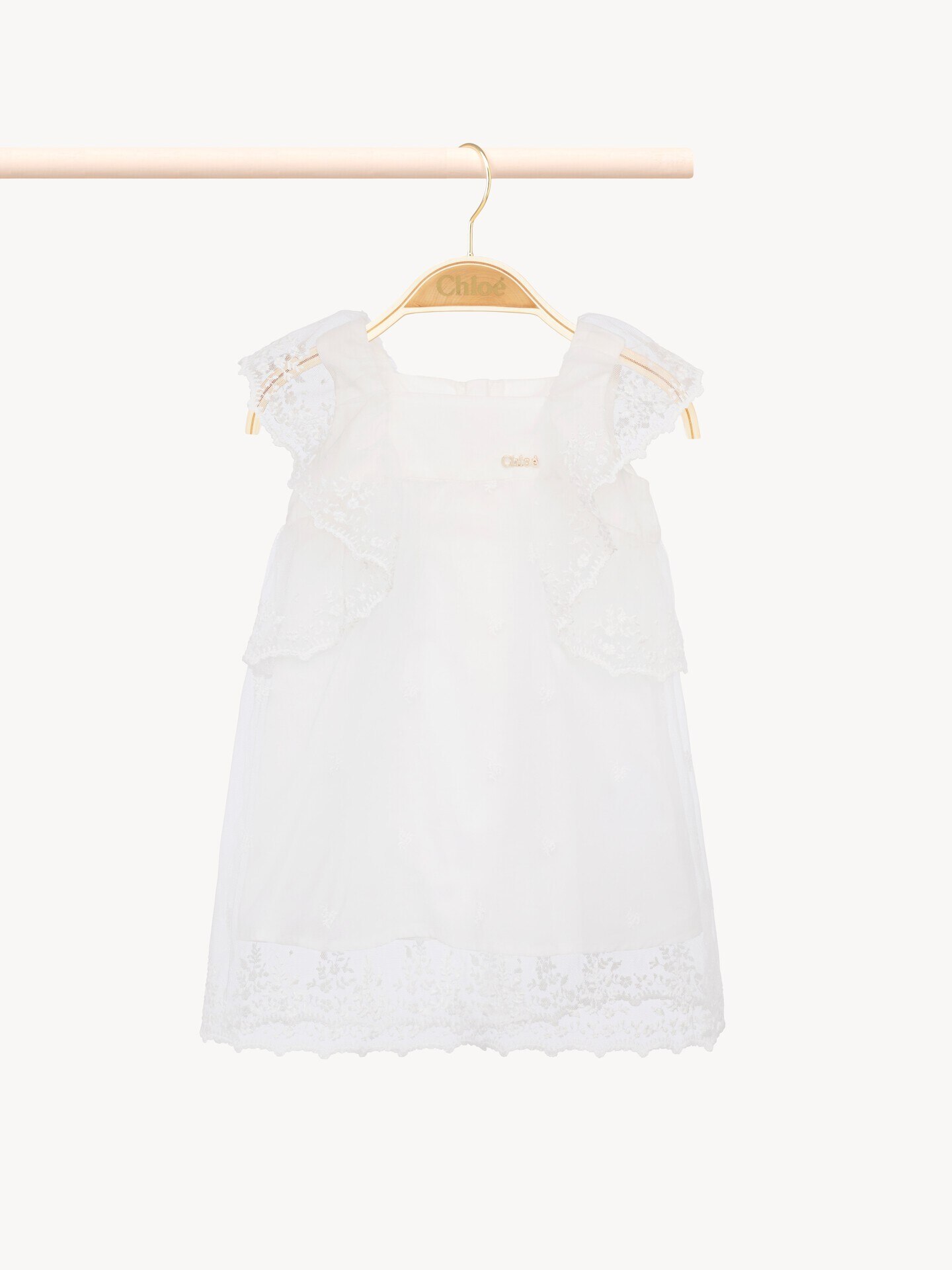 Baby gift set ceremony dress, bonnet & bloomers - 2.0