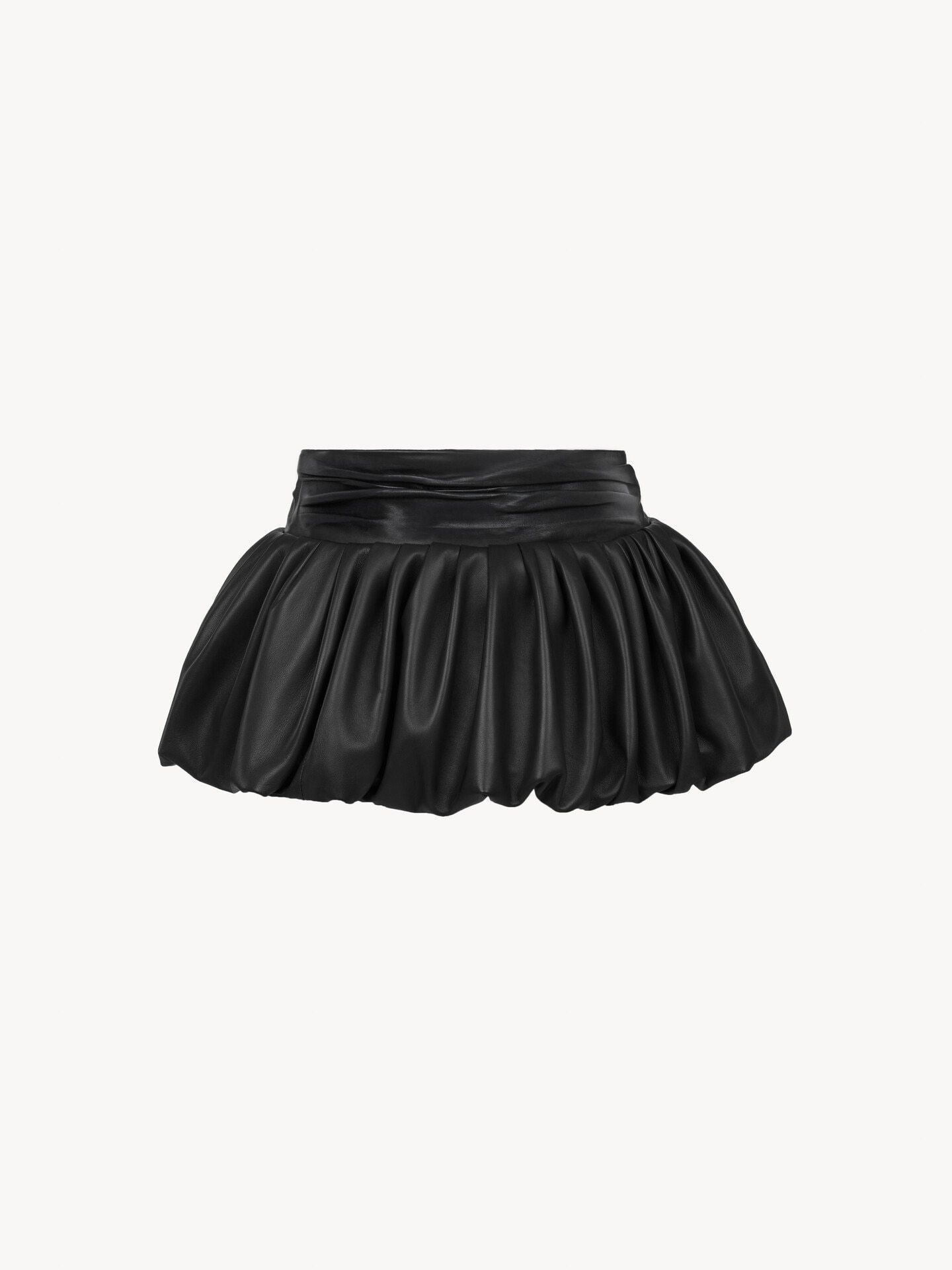 Ceinture peplum en cuir  - 1.0