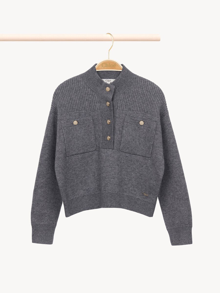 Kids' buttoned jumper - 2