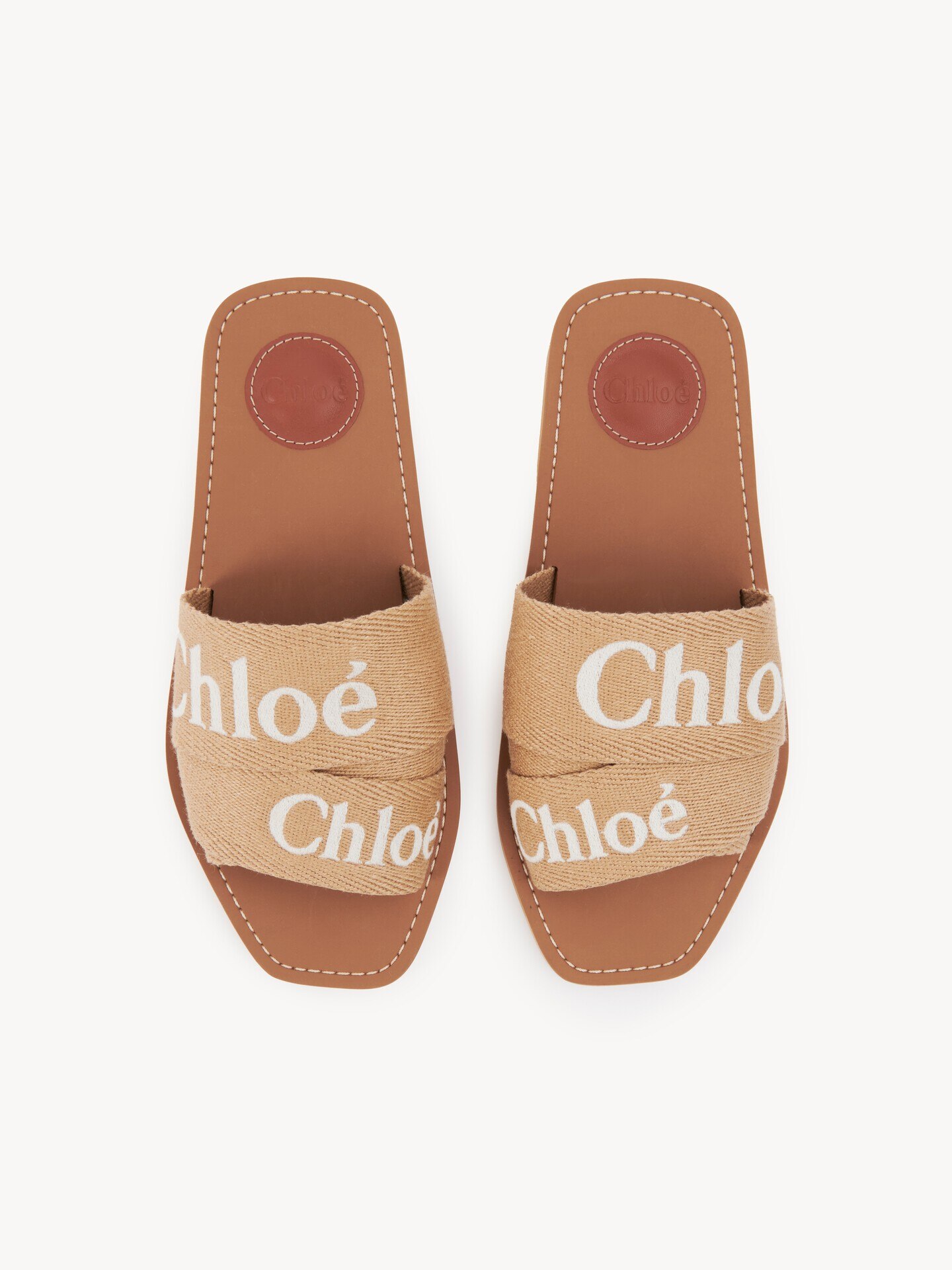 Woodyミュール Desert Beige - Chloé