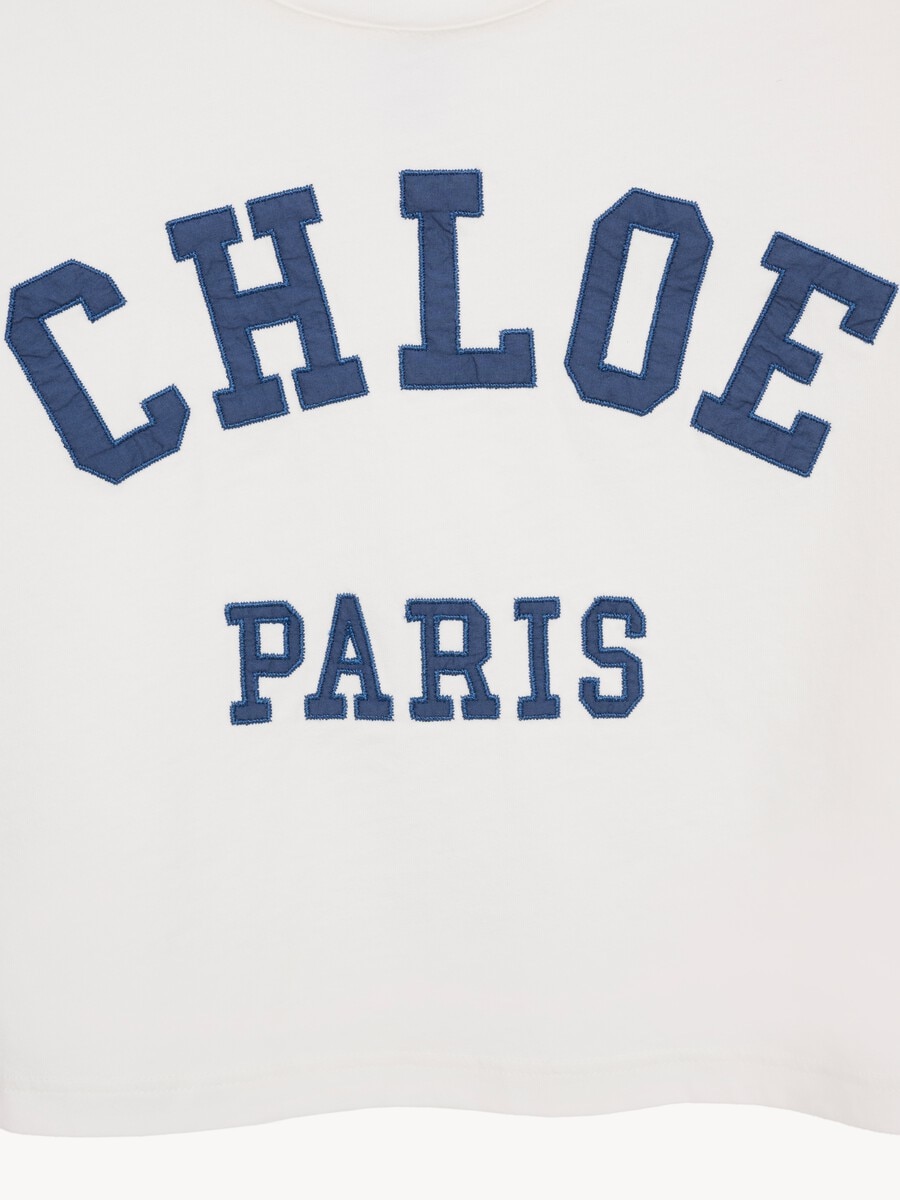 Kids' cropped logo T-shirt - 4