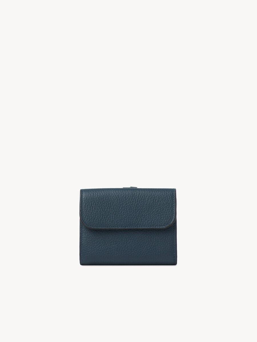 Small Alphabet tri-fold in grained leather - 3