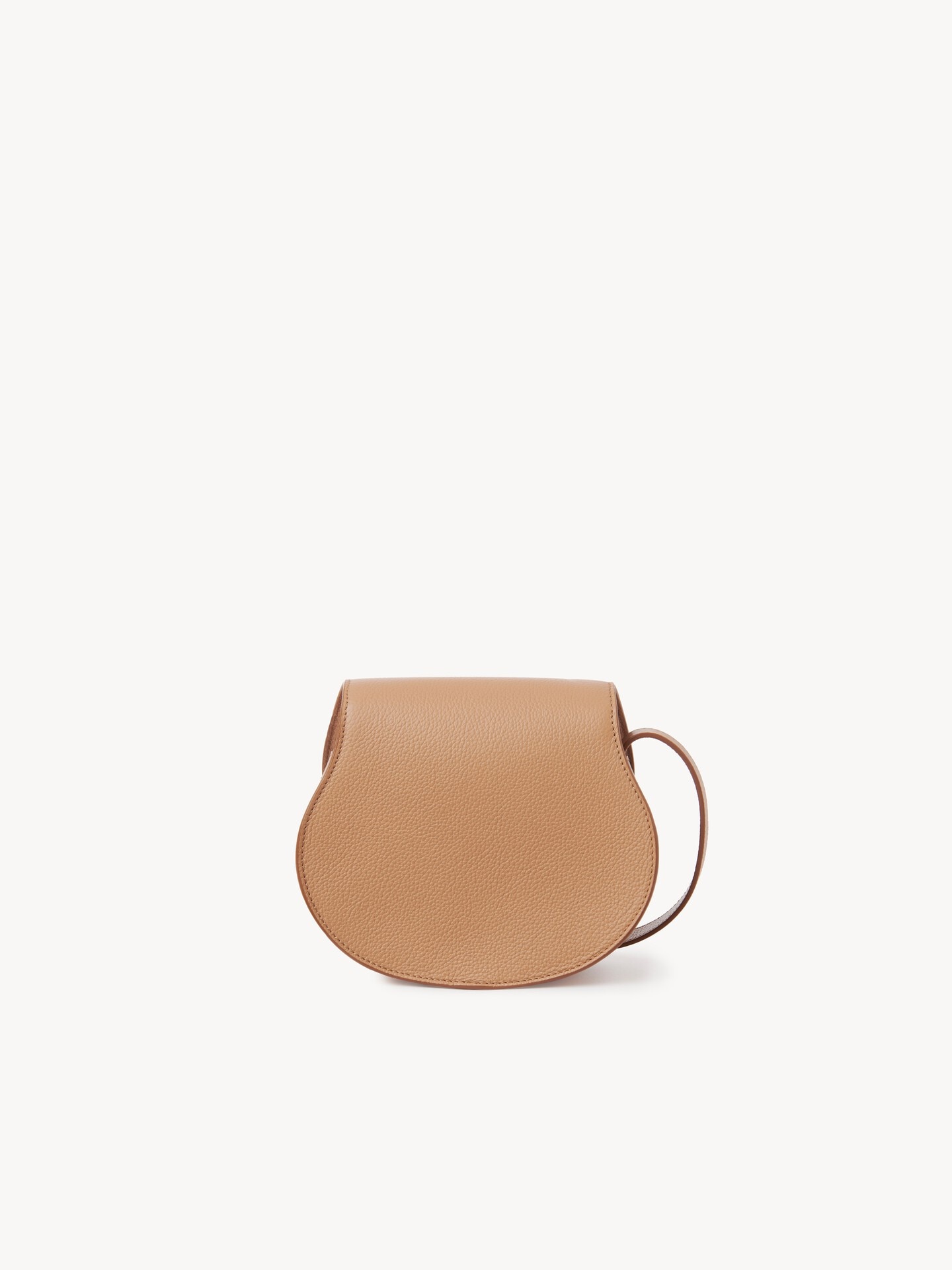 Small Marcie saddle bag in grained leather - 7