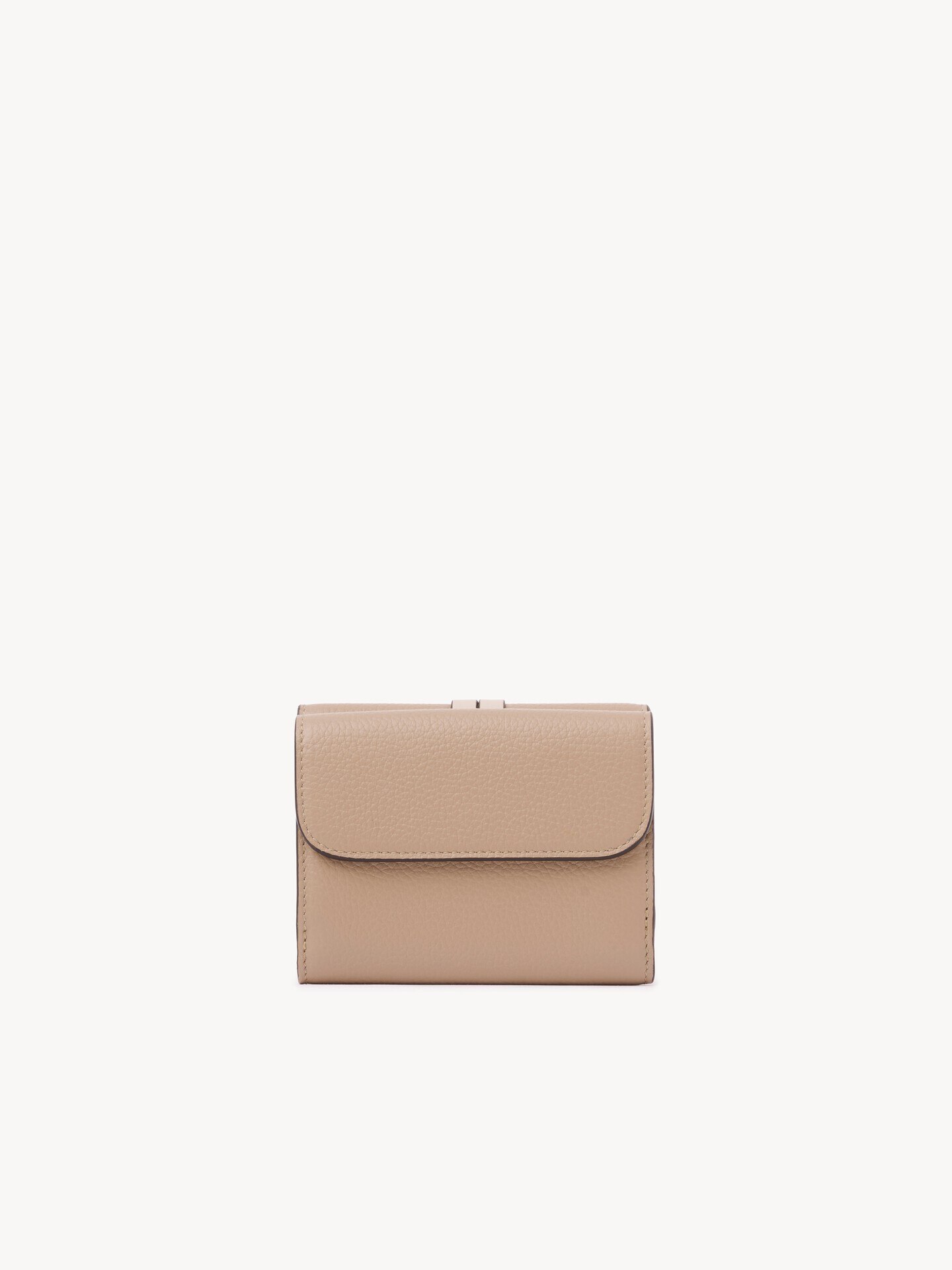 Monedero tarjetero Alphabet peque&ntilde;o de cuero granulado  - 4