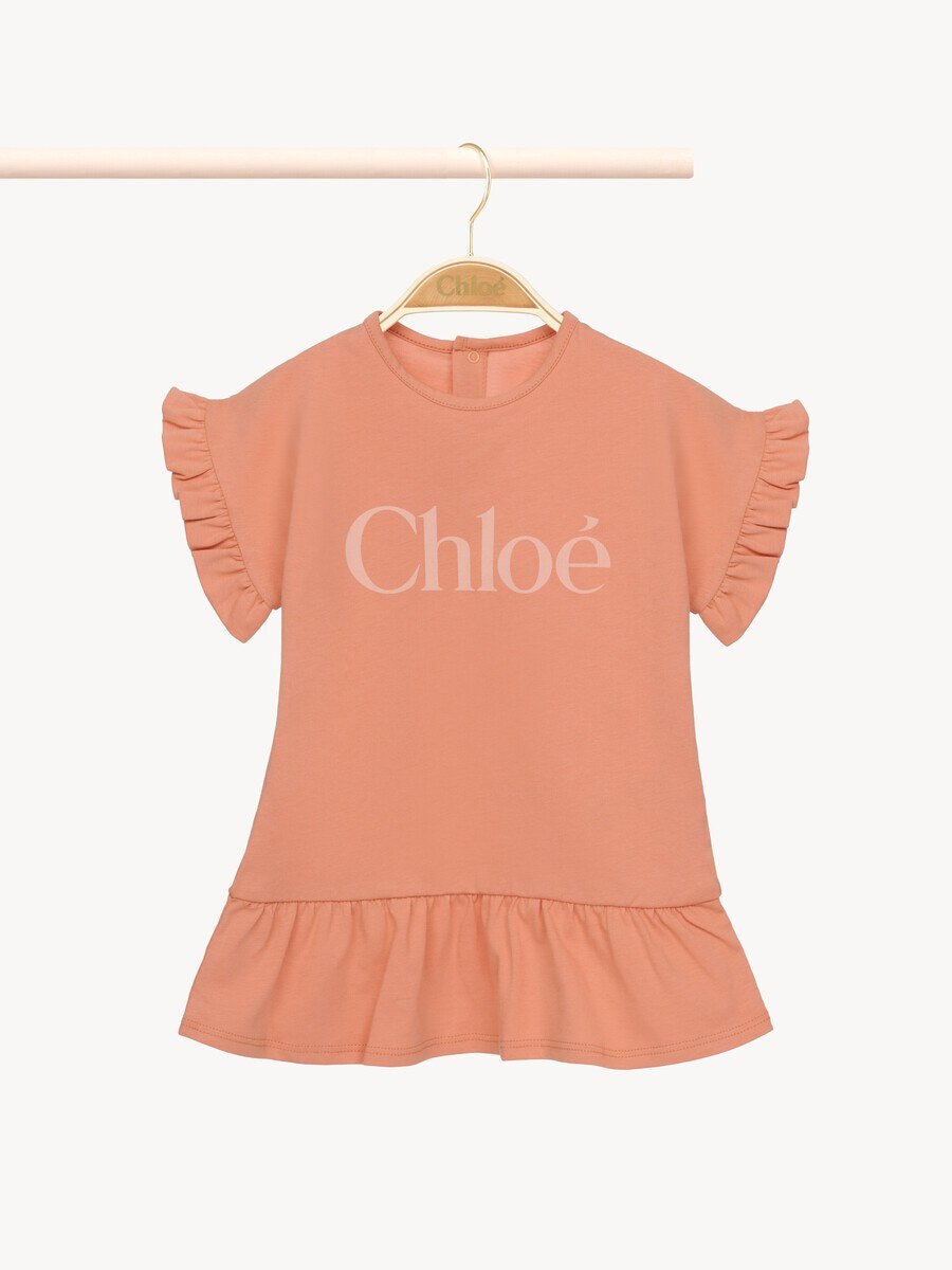 Baby short-sleeve logo dress - 1