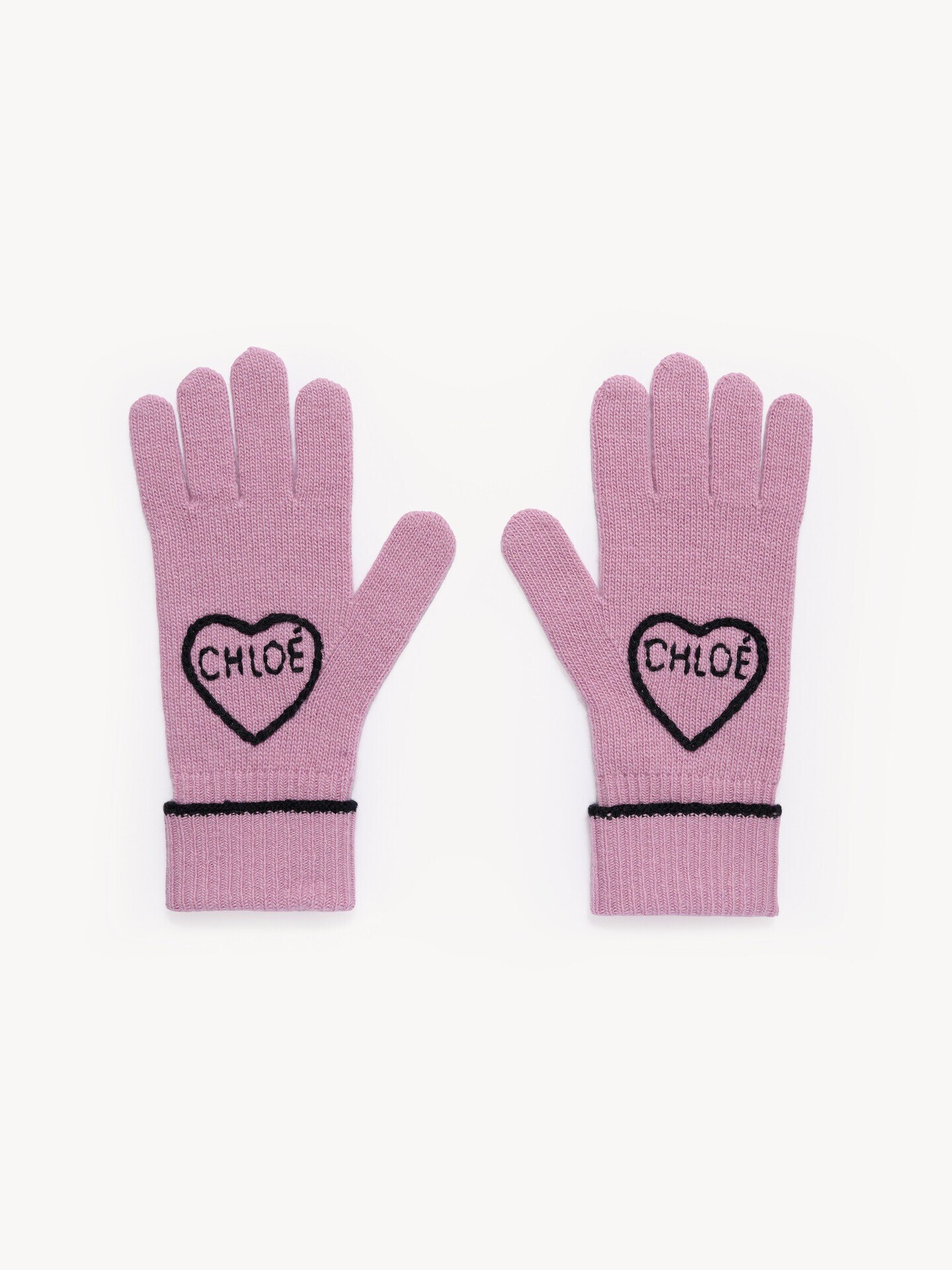 The Chlo&eacute; Encoeur gloves in wool & cashmere - 1