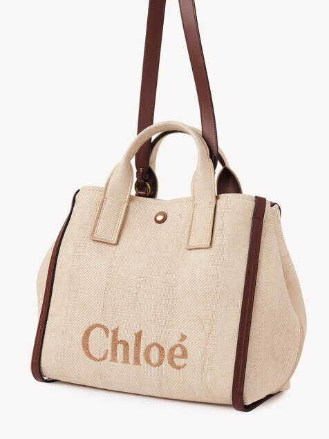 Tote bag Chlo&eacute; Carry in fibre effetto rafia