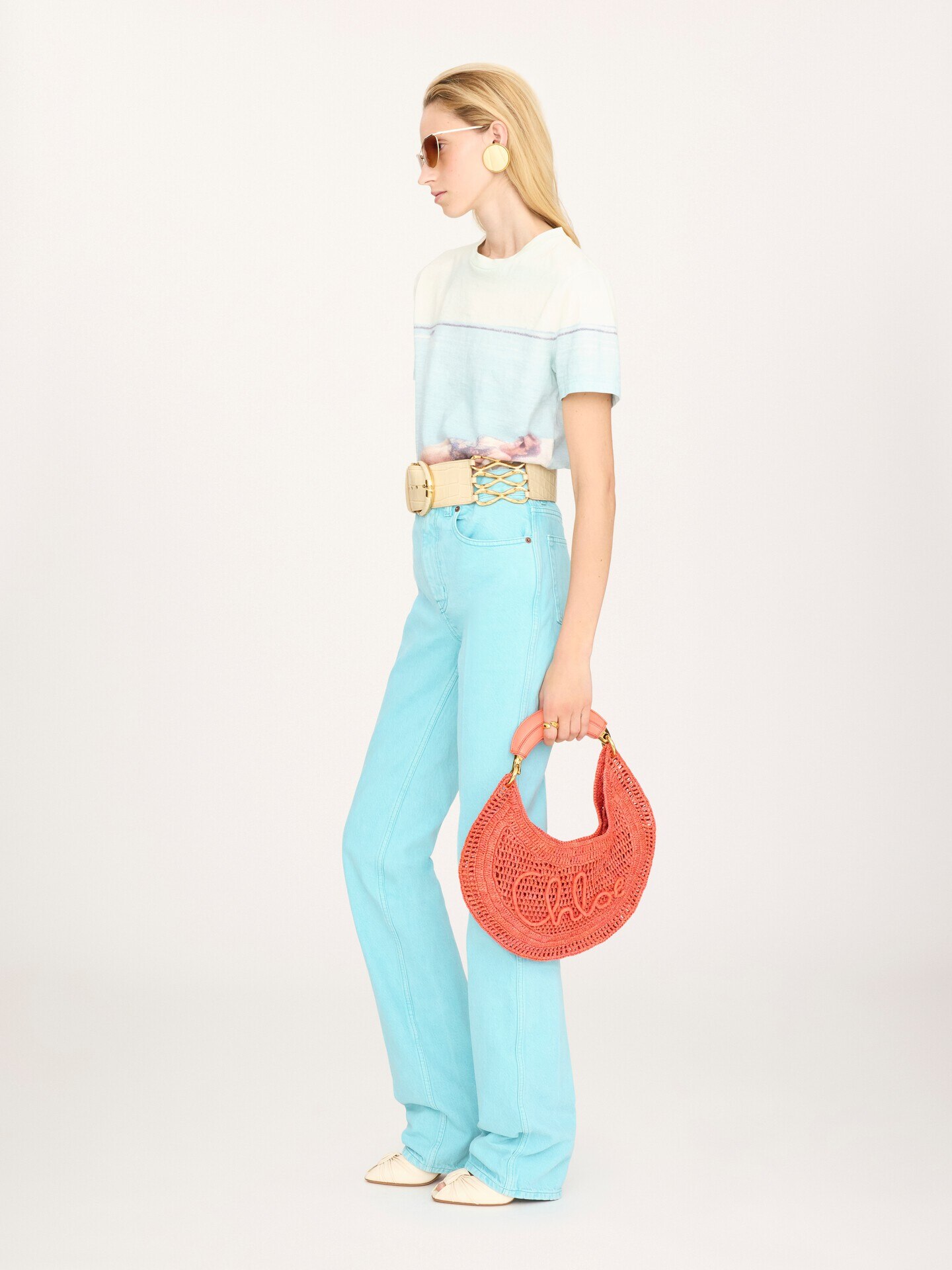 Borsa hobo Summer Banana in rafia - 8