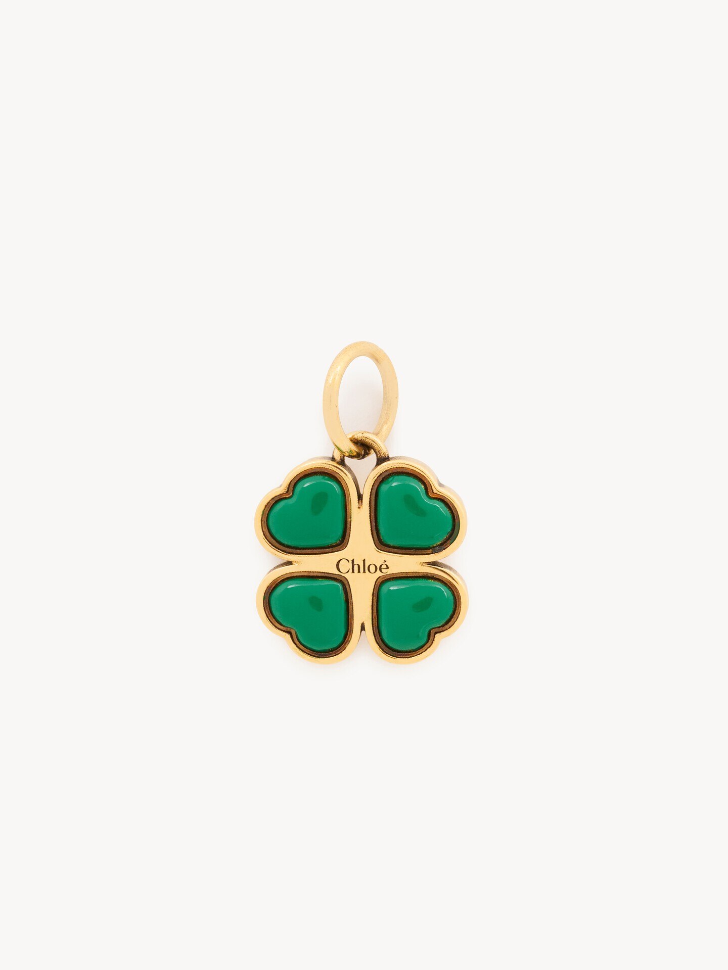 Clover charm in brass - 1