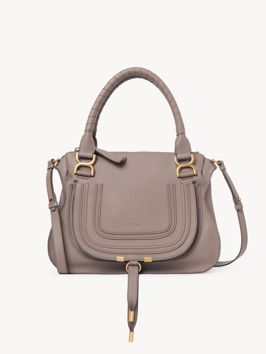 Small Marcie bag in grained leather - 2