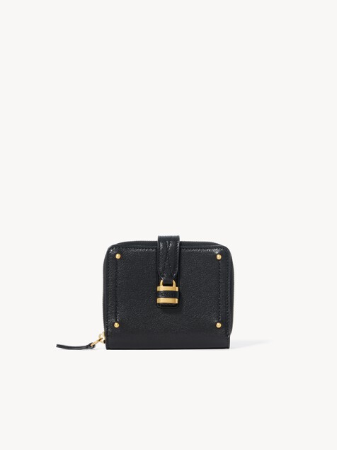Paddington bifold wallet in grained leather 