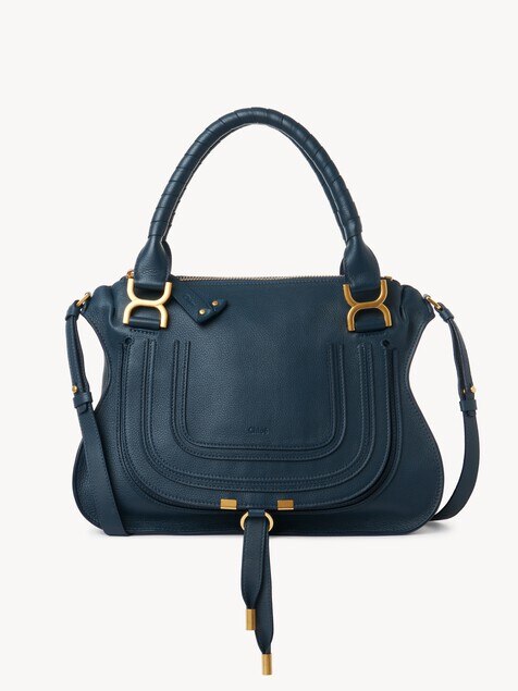 Sac Marcie en cuir grain&eacute;