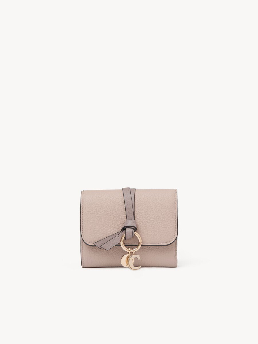 Small Alphabet tri-fold in grained leather - 2