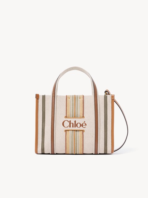 Small Woody Loop tote bag in canvas