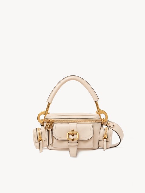 Petit sac Camera bag en cuir brillant