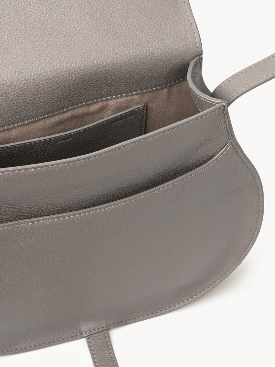 Marcie saddle bag grained leather - 5