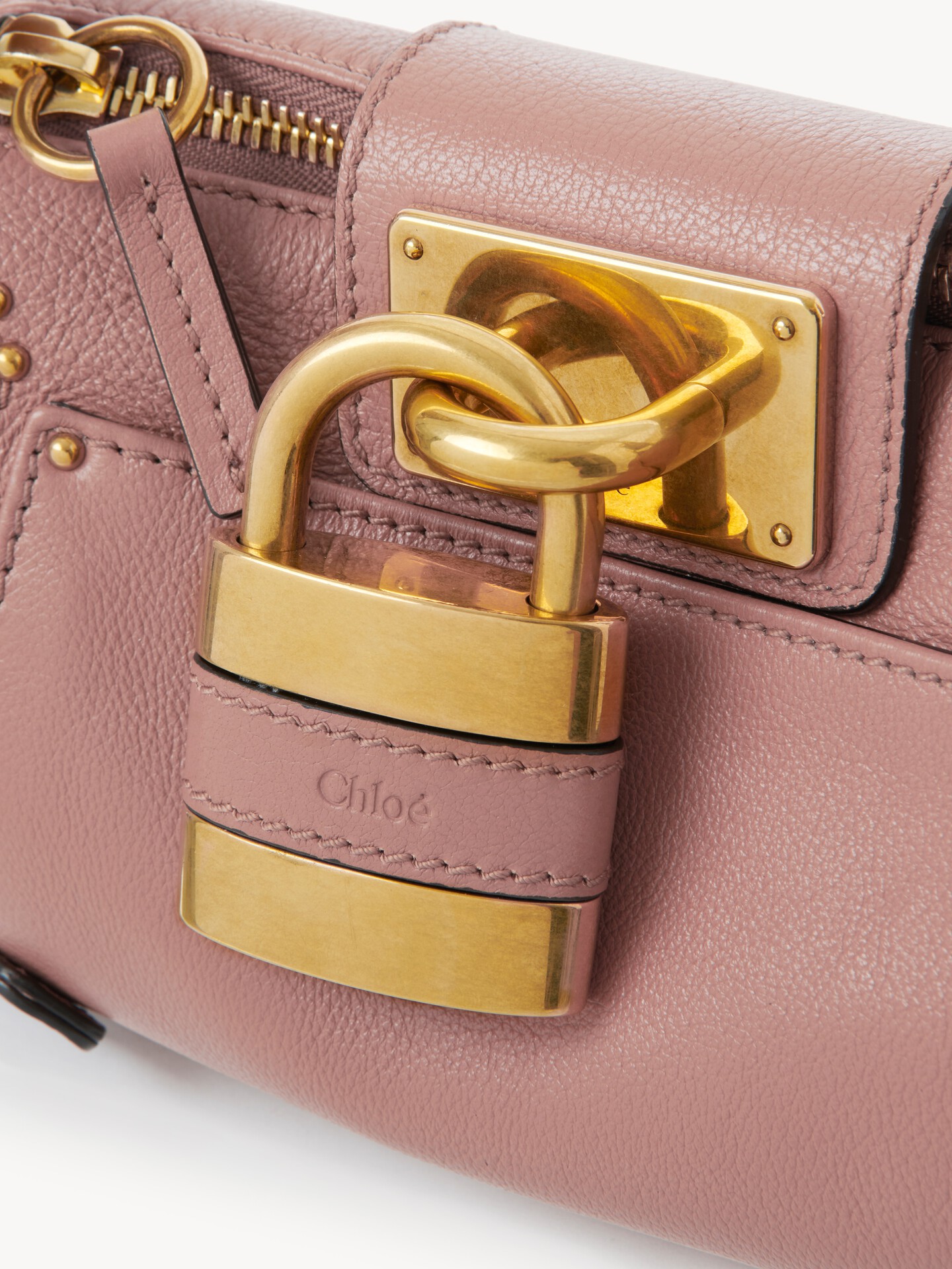 Small Paddington chain bag in grained leather - 7