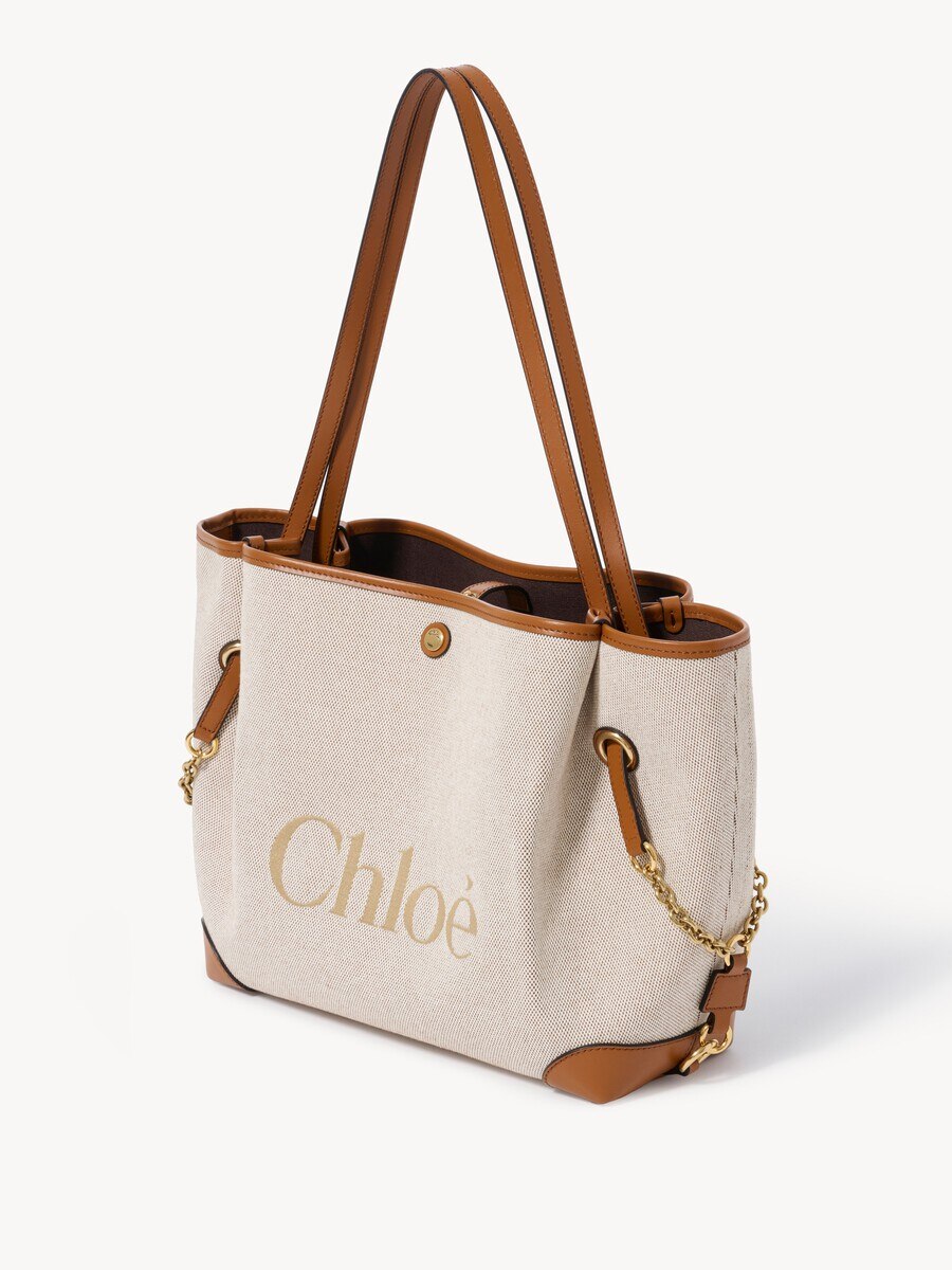 Chlo&eacute; Clover double carry bag in canvas - 5