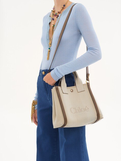 Small Chlo&eacute; Carry tote bag in canvas