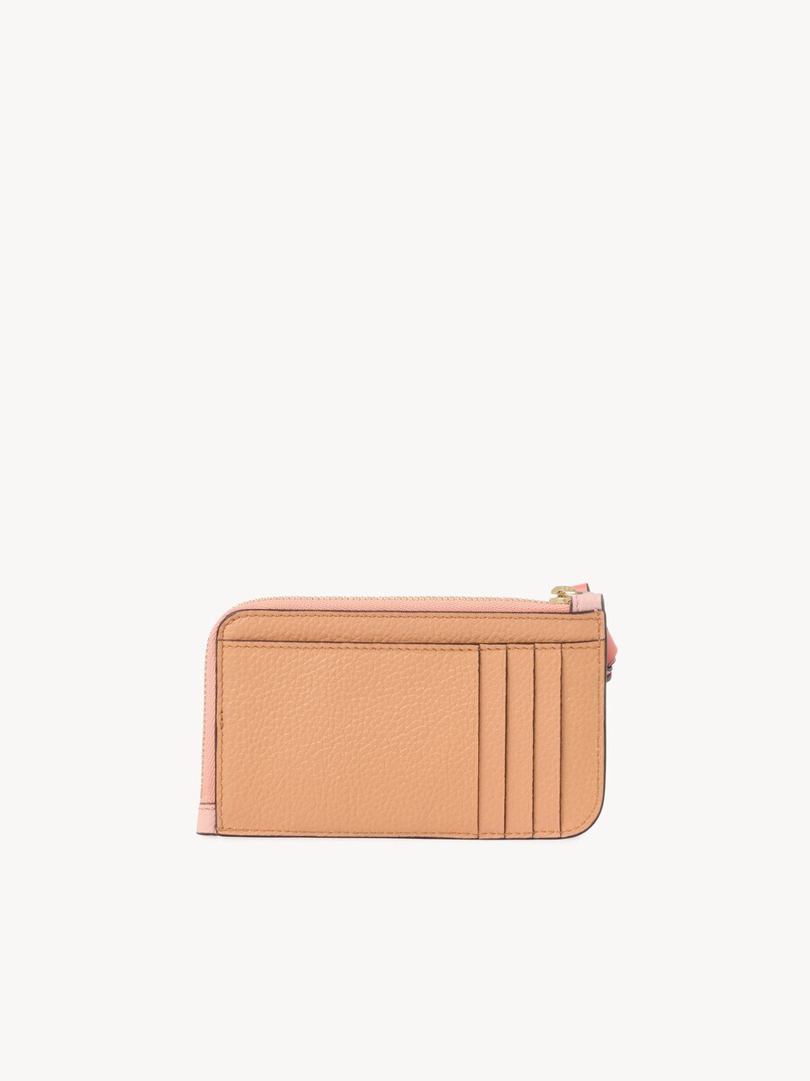 Alphabet wallet in grained leather - 4