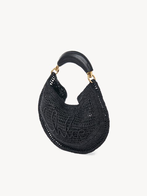 Summer Banana hobo bag in raffia