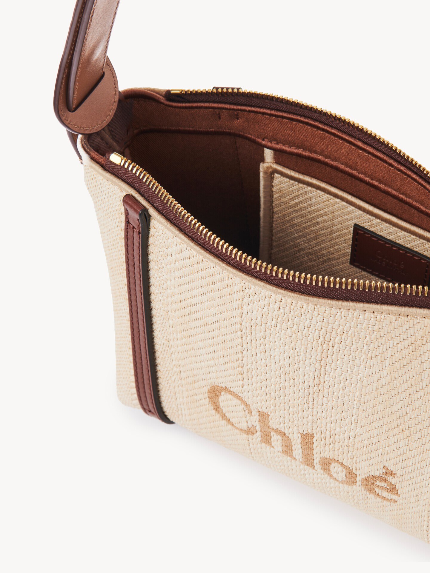 Bolso de hombro Chlo&eacute; Carry de rafia - 5