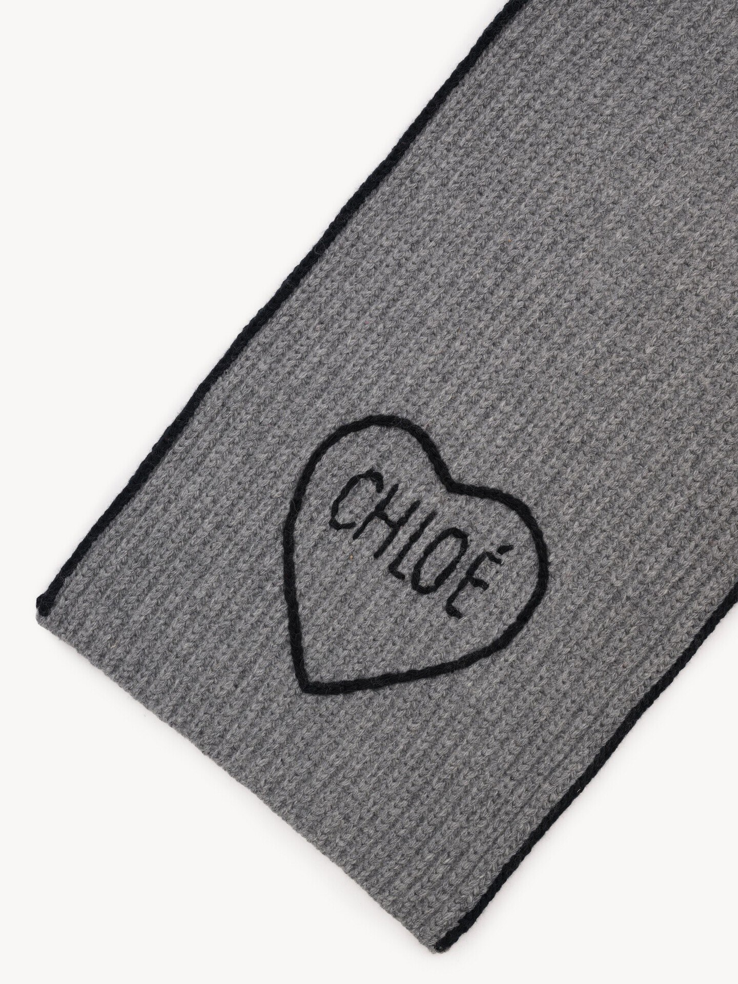 The Chlo&eacute; Encoeur scarf in wool & cashmere - 4