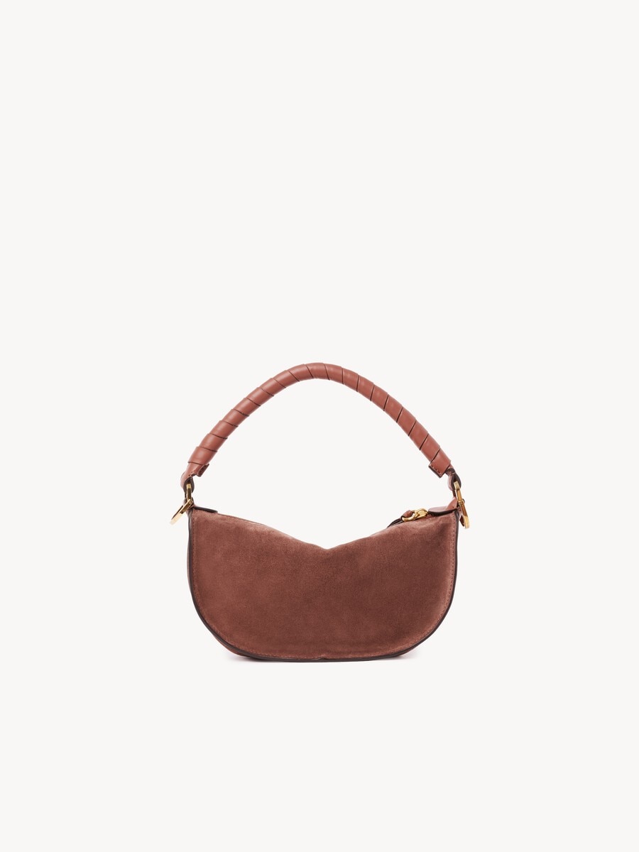 Mini Marcie shoulder bag in suede leather - 4