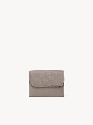 Mini Alphabet tri-fold in grained leather - 3