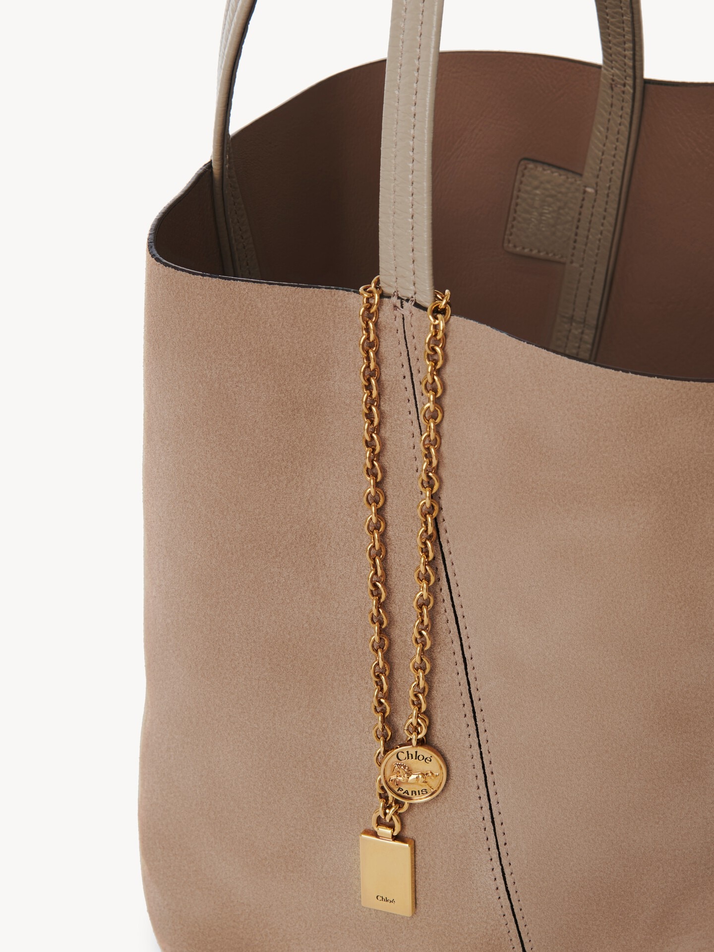 Chloé Spin Tote Bag aus Wildleder - 7