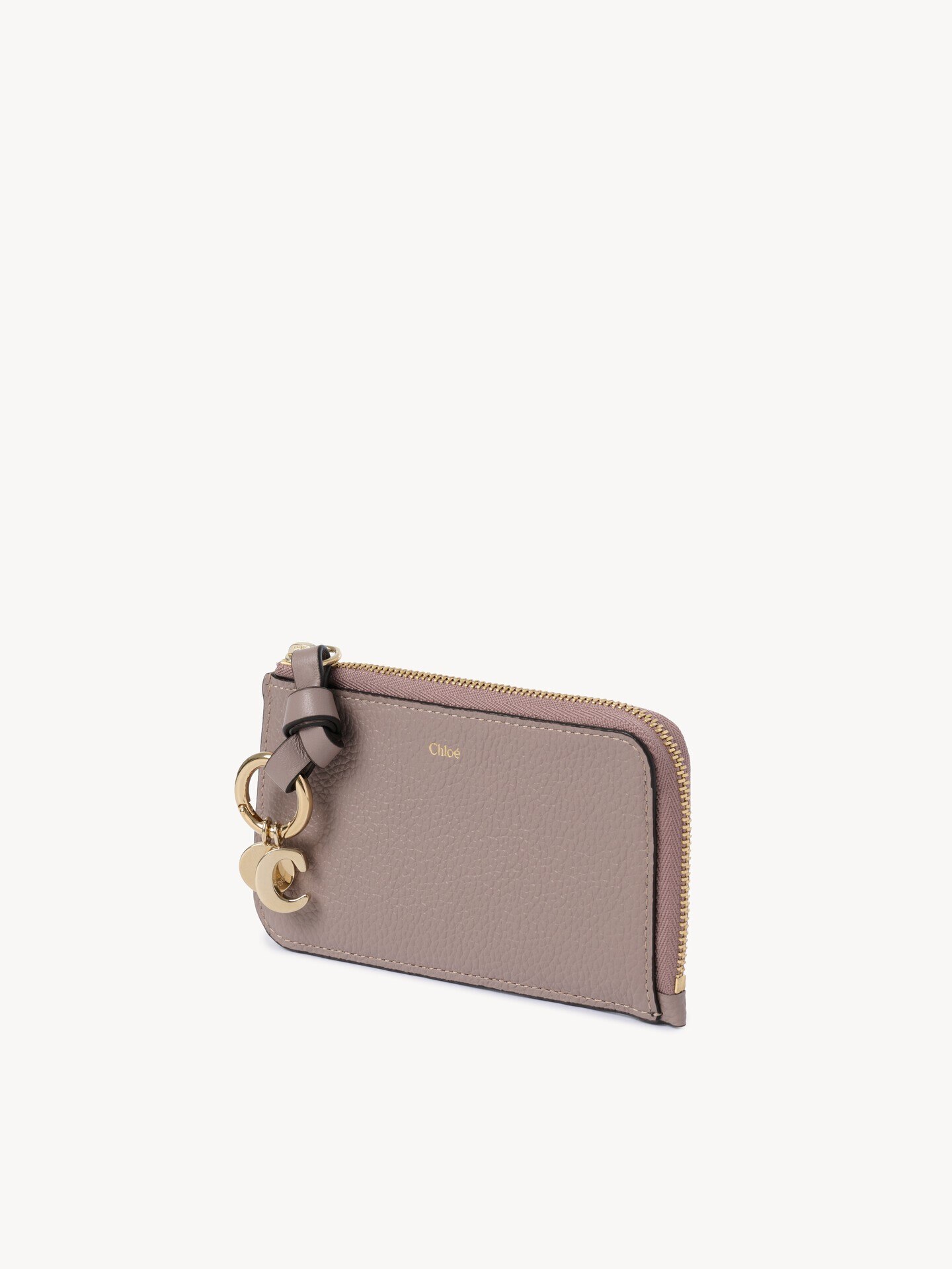 Alphabet wallet in grained leather - 3