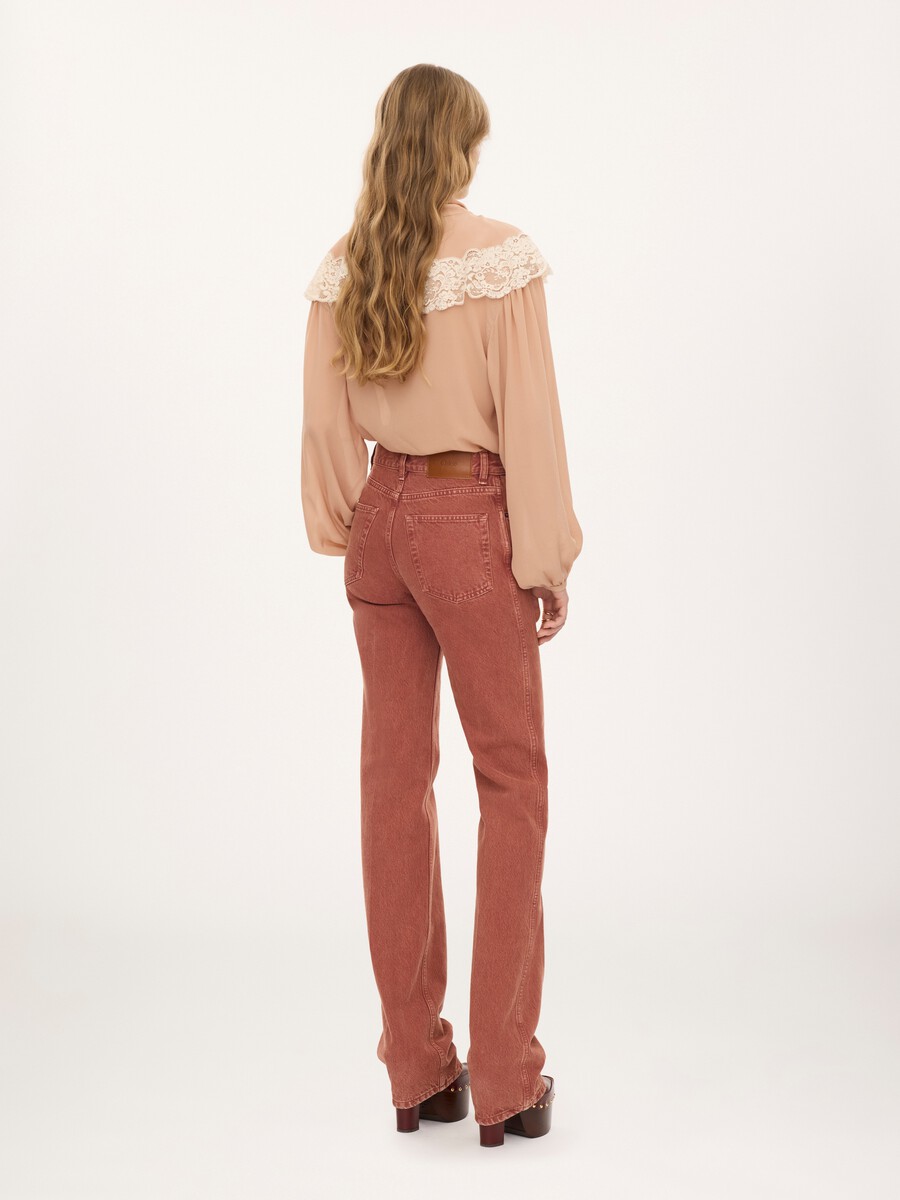 Straight jeans in denim - 5