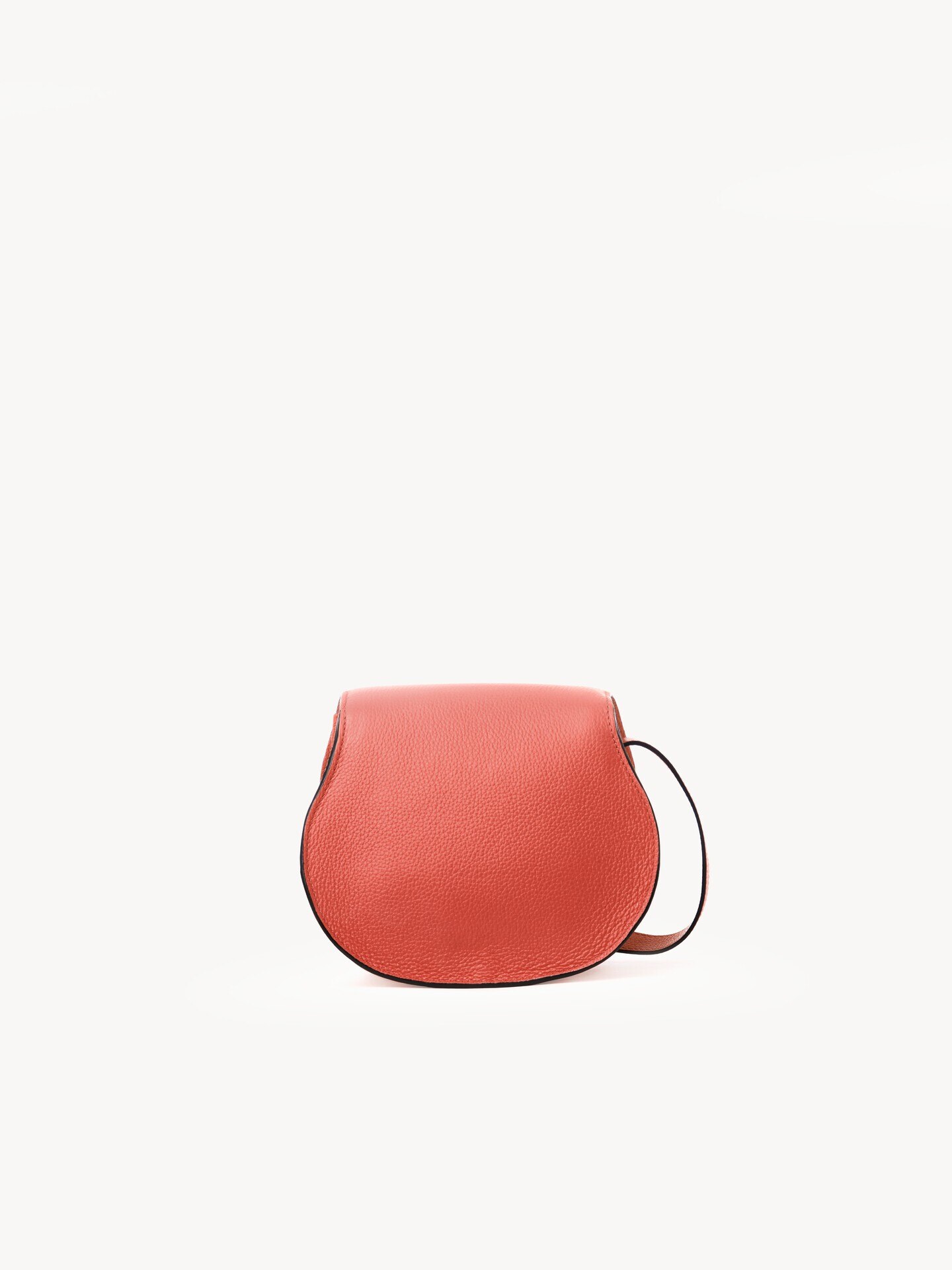 Petit sac port&eacute; &eacute;paule Marcie en cuir grain&eacute; - 4