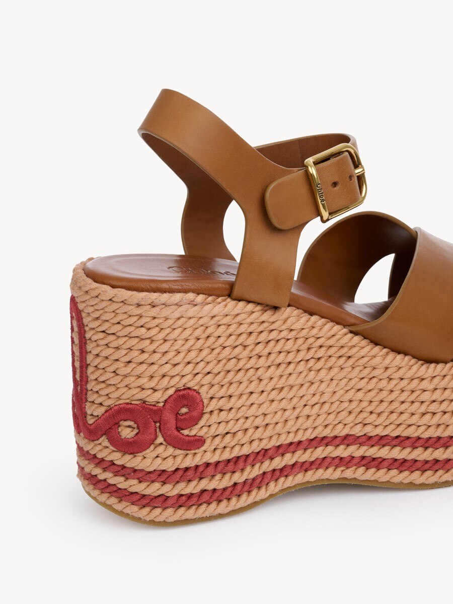 Chlo&eacute; Sand wedge sandal - 4