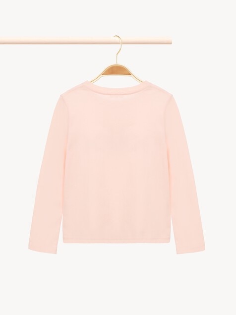 Kids' long-sleeve logo top